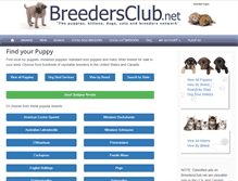 Tablet Screenshot of breedersclub.net